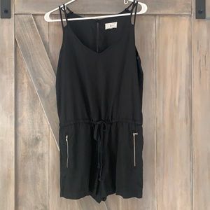 Lou & Grey Black Romper